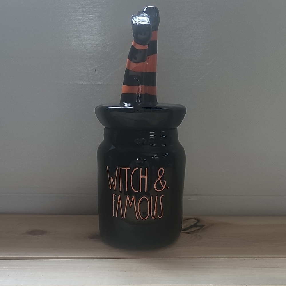 Rae Dunn Witch&Famous Halloween Candy Jar